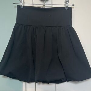 Zara Black Teens Bubble Skirt